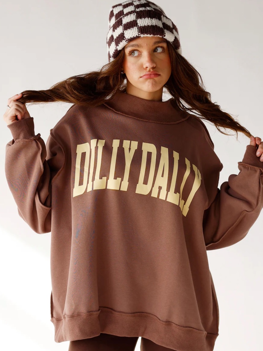 Bucketlist Dilly Dally mockneck - Picture 1 of 5